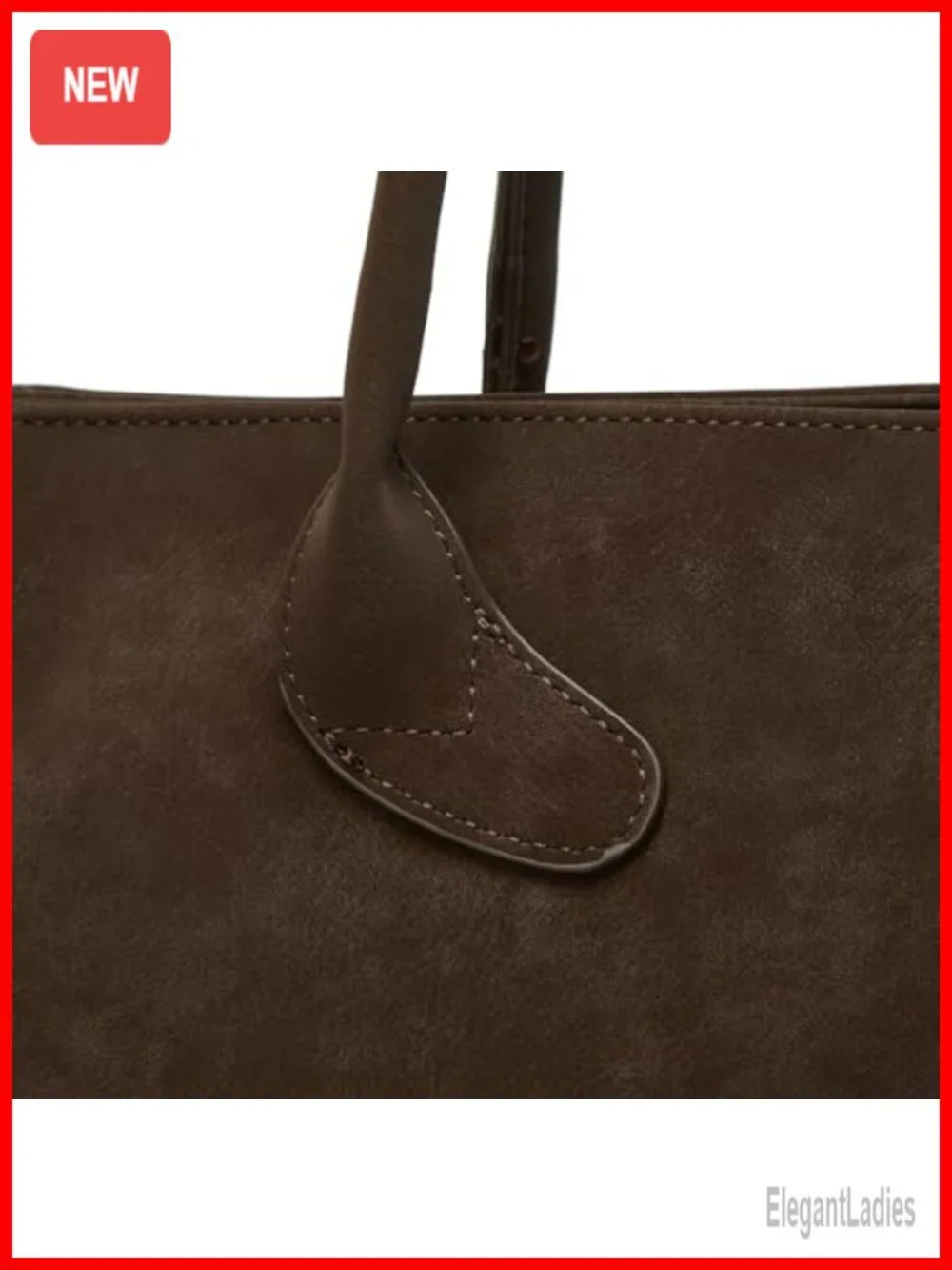 Suede Tote Shoulder Bag Crossbody Hobo Handbag Slouchy Retro Vegan Suede Large